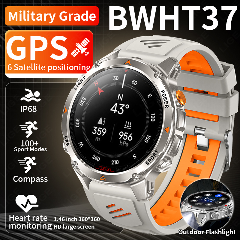 Smartwatch Watches Smart - LIGE Robusto GPS Track Astuto Della
