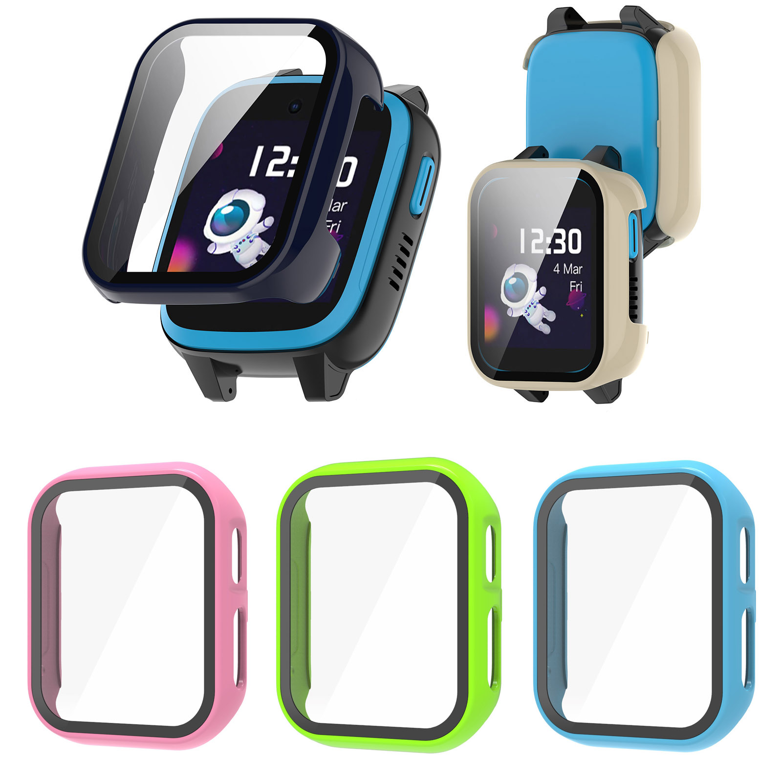 Smartwatch Watches For Children - Custodia protettiva per schermo in vetro