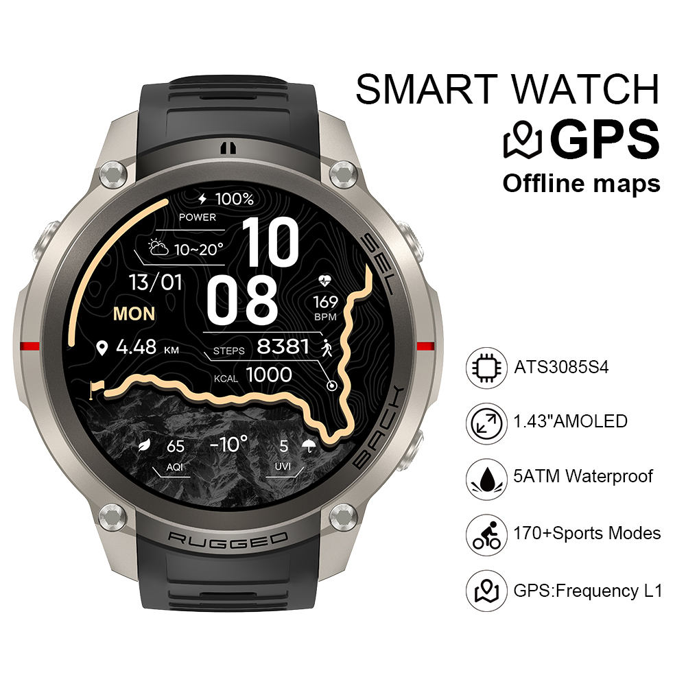 Smartwatch Watches Smart - Smartwatch DM59 2026 con Mappe Offline,