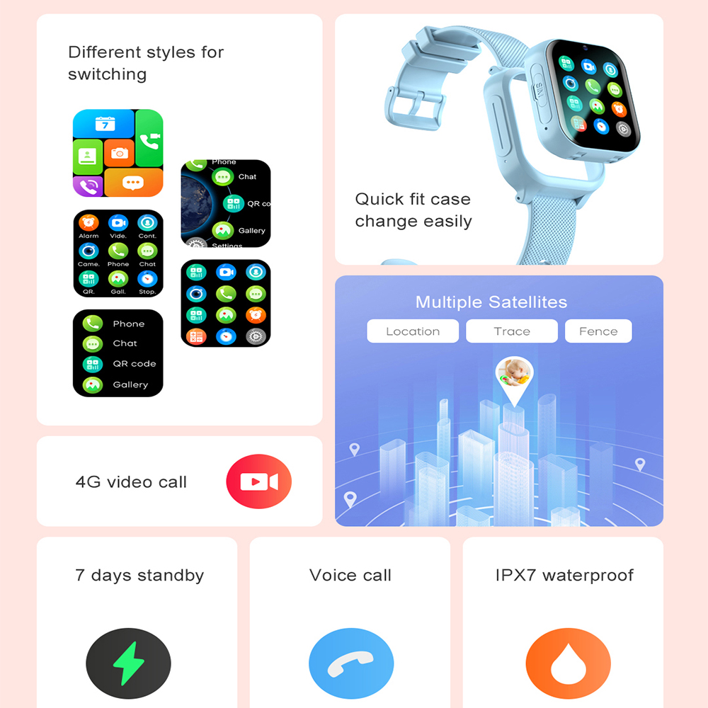 Smart Watch Bambini 4G GPS WIF - Smartwatch Watches Gift For Girls recensione e prezzo