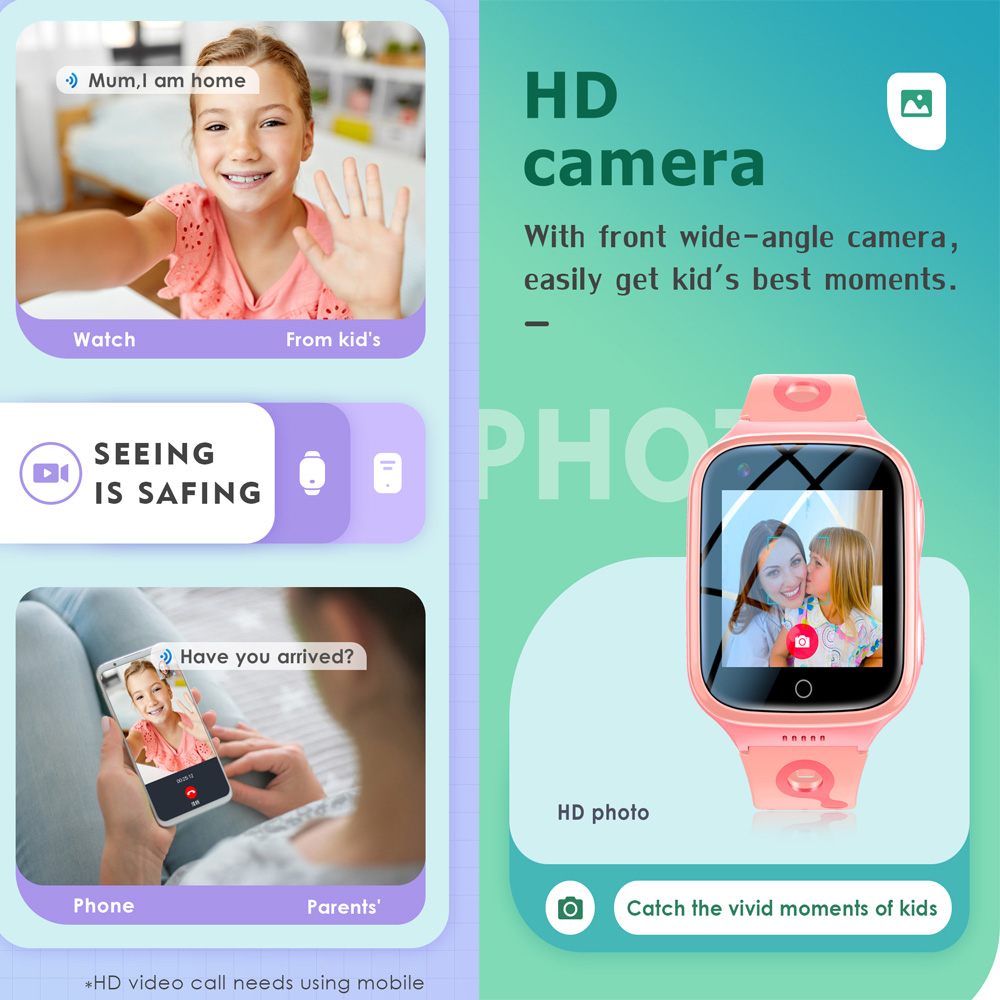 Smartwatch 4G per Bambini con  - Smartwatch Watches Gift For Girls recensione e prezzo