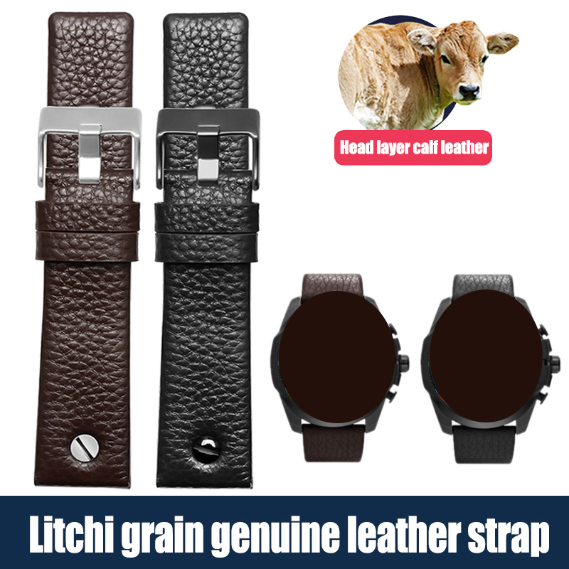 Cinturino in vera pelle 24mm 2 - Diesel Watches Smartwatch recensione e prezzo