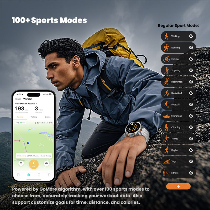 Nuovo Smartwatch Militare TANK - Heart Rate Gps Watch recensione e prezzo