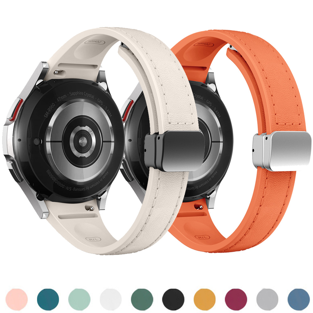 Cinturino in vera pelle + sili - Smartwatch Samsung Watches For Men recensione e prezzo