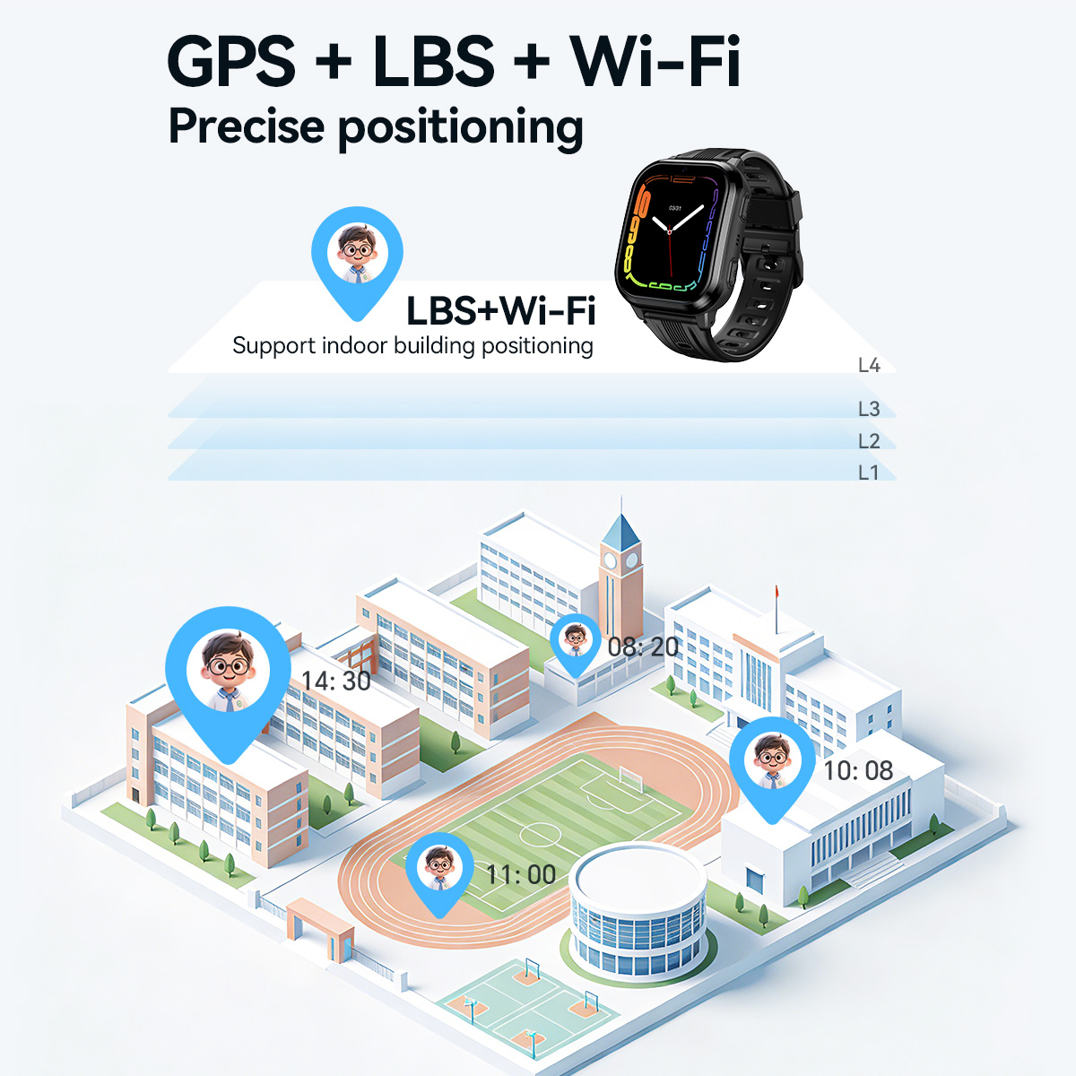 HOCO Y108 Smartwatch per bambi - Smartwatch Watches For Children recensione e prezzo